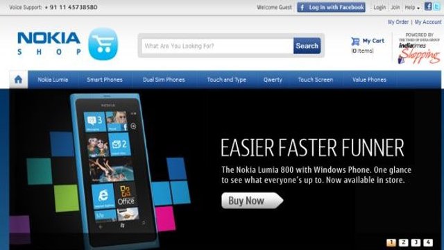 Nokia, Indiatimes Collaborate To Launch Online NokiaShop!