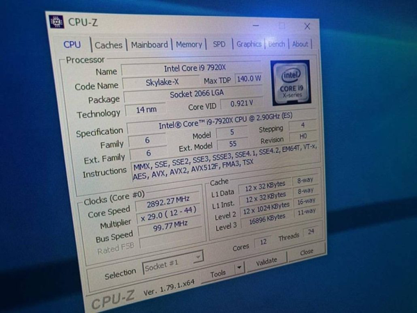 Processor Specification